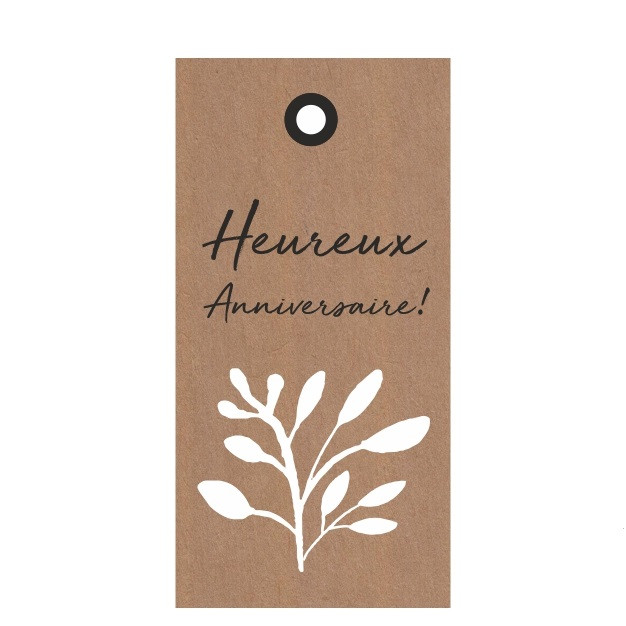 Card 5*10cm X20 Anniversaire