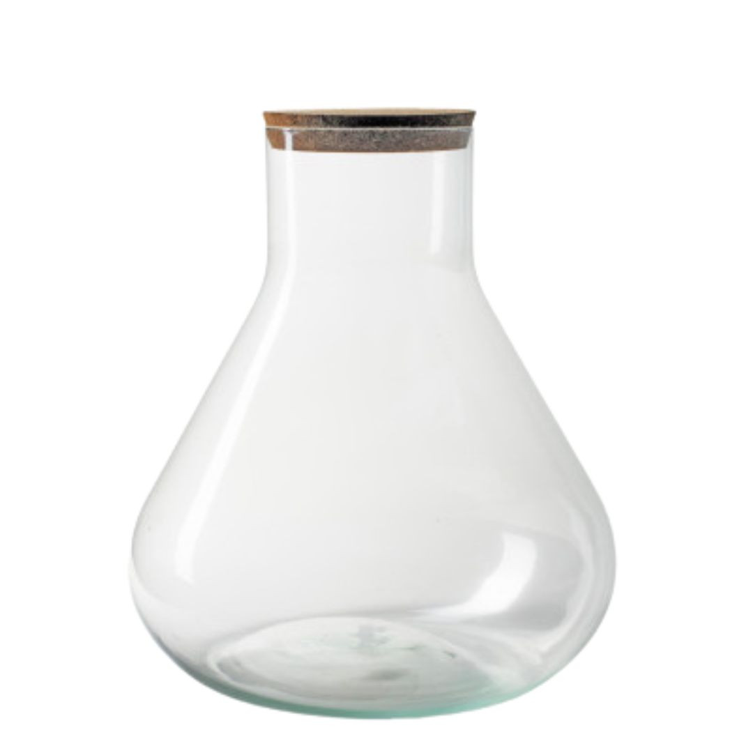 Ball Vase+cork D29*32cm